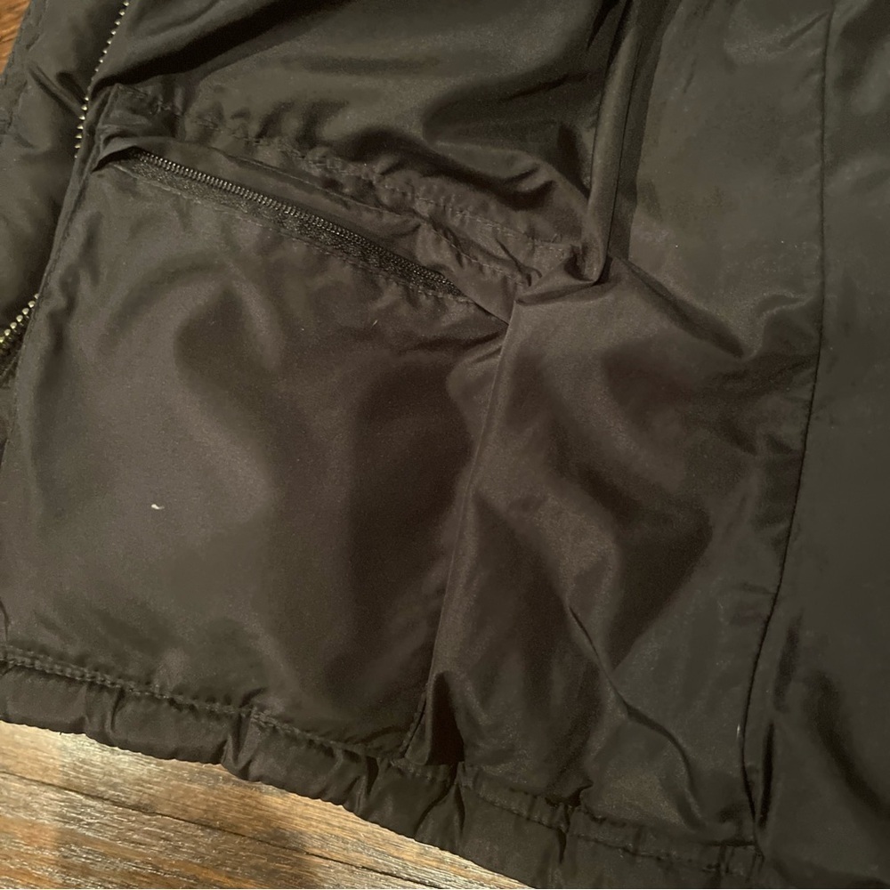 J. Crew Womens Full Zipper Button 80% Down Fill Puffer Vest Small Black Poly - Picture 5 of 7